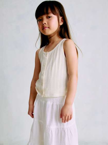 H&M Girls
                      Pointelle Jersey Vest Top