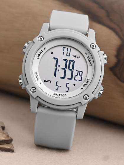 PAPIO Kids Round Dial
                    & Straps Digital Watch DIGITAL-038 GREY