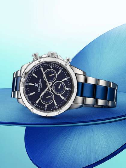 Daniel Klein Exclusive
                    Men Navy Dial Watch DK10927-3