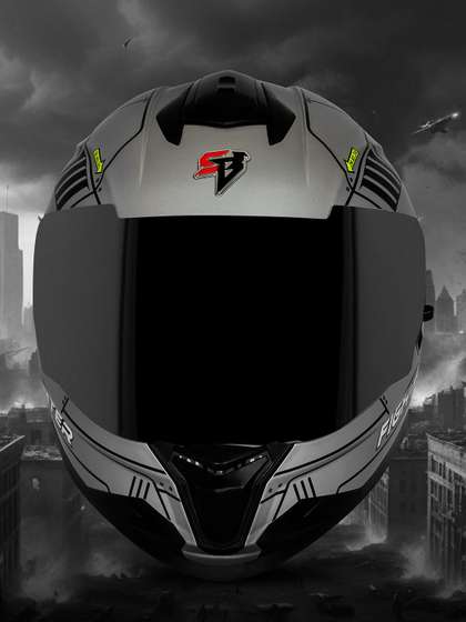 Steelbird Graphic
                    Printed SBH 57 Fighter Steel Helmet