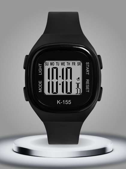 PAPIO Kids Dial &
                    Straps Digital LED Backlight Watch DIGITAL-039
                    BLACK