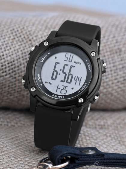 PAPIO Kids Dial &
                    Straps LED Backlight And Alarm Digital Watch
                    DIGITAL-038 BLACK