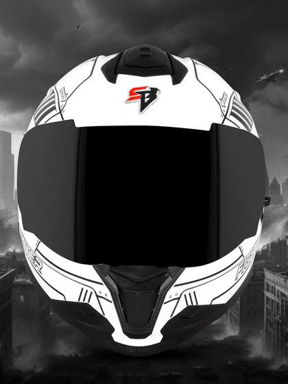 Steelbird Graphic
                    Printed SBH 57 Fighter Steel Helmet