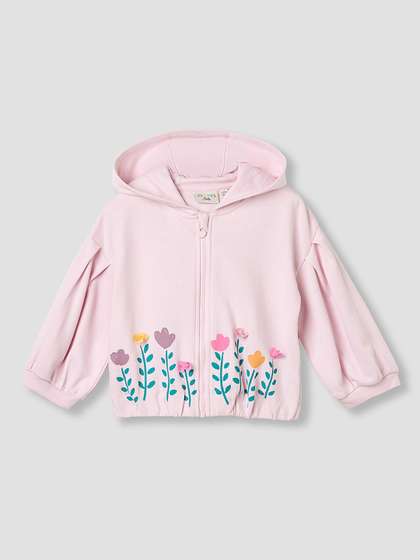 Juniors by Babyshop
                    Girls Printed Hooded Sweatshirt