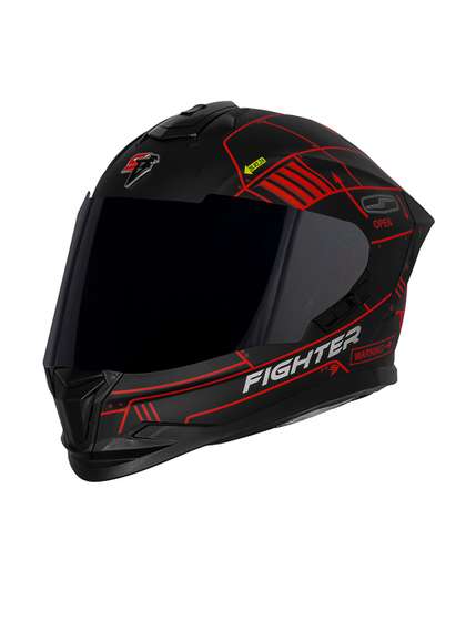 Steelbird Typography
                    Printed SBH 57 Fighter Steel Helmet