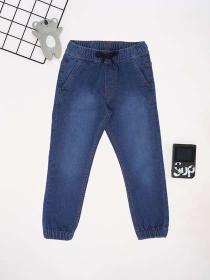 Pantaloons Junior Boys
                    Regular Fit Mid-Rise Light Fade Jeans