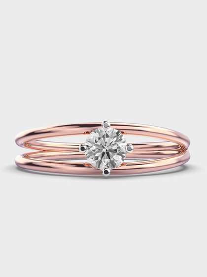 Jewelbox 14Kt
                        Refined Luster Lab Grown Diamond Ring-1.29 g