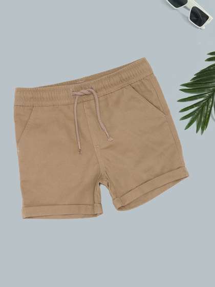 Pantaloons Baby Boys
                    Mid-Rise Cotton Shorts