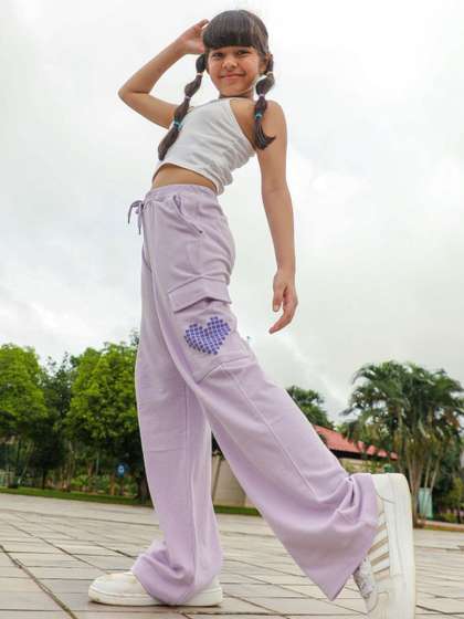 Nap Chief Girls Cotton Trackpants
