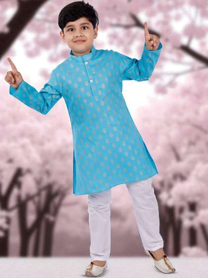 NEW GEN Boys Ethnic
                      Motifs Printed Kurta with Pyjama