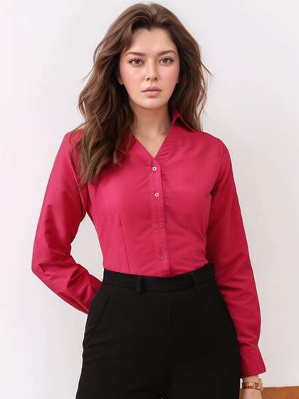 Price History of ZX3 Women's Cotton Regular Fit Formal Shirt Tops