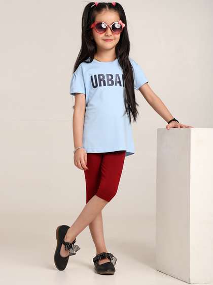 Robinbosky Girls
                    Mid-Rise Three-Fourth Length Leggings