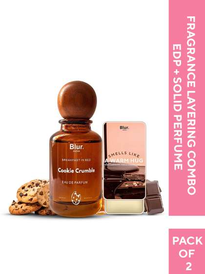 BLUR INDIA Women
                          Set Of 2 Breakfast In Bed Cookie Crumble &
                          Smells Like A Warm Hug EDP