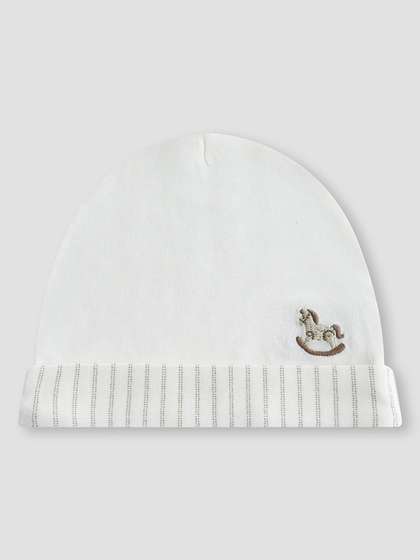 Giggles by Babyshop Boys
                    Embroidered Pure Cotton Beanie
