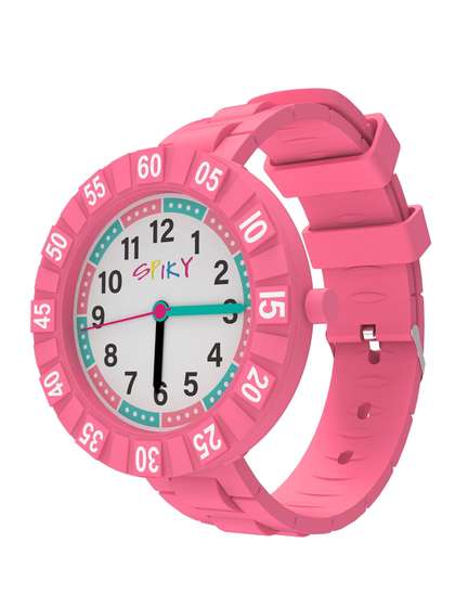 Spiky Kids Dial &
                      Textured Straps Analogue Watch SPKEVA43_C3_PNK