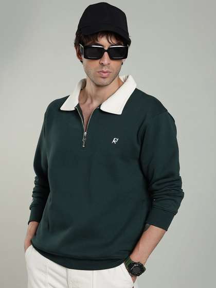 Roadking Men Solid
                        Full Sleeve Sweatshirt