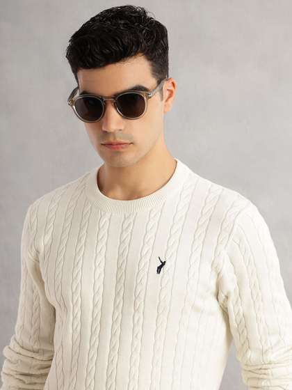 Thomas Scott Men
                        Pure Cotton Cable Knit Full Sleeve Pullover
                        Sweaters