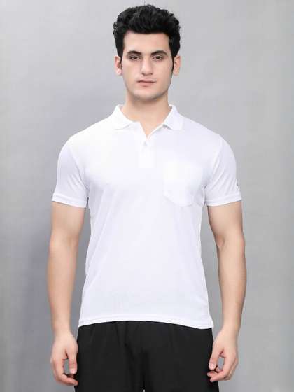 SPORT SUN Men Solid Polo T-shirt