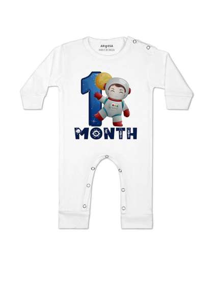 Arvesa Kids 1 Month
                    Printed Baby Rompers