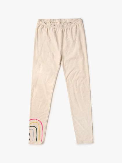 GAP Girls Rainbow
                    Striped Skinny Fit Ankle Length Leggings
