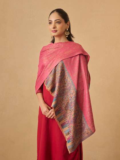 Pashmoda Paisley
                        Woven Design Shawl