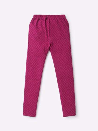 GAP Girls Checked
                    Mid-Rise Skinny Fit Ankle Length Leggings