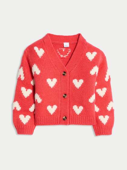 Marks & Spencer
                    Heart Print Cardigan