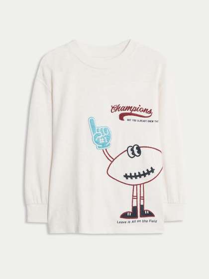Marks & Spencer
                    Cotton Rich Graphic Top