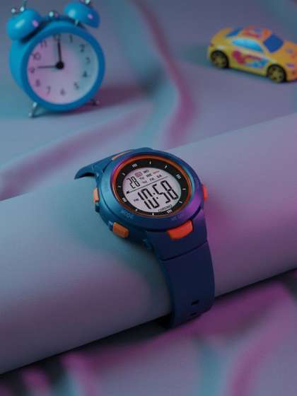 ON TIME OCTUS Kids
                      Round Dial & Straps Digital Watch KD 209
                      BLUEE