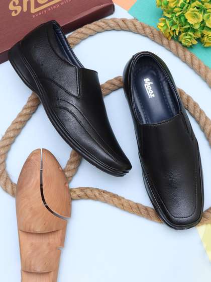 Shooz Men Square
                          Toe Formal Slip-Ons