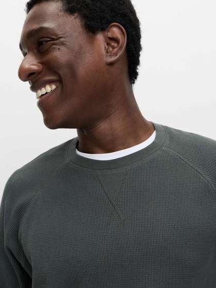 Marks & Spencer
                      Pure Cotton Waffle Loungewear Sweatshirt