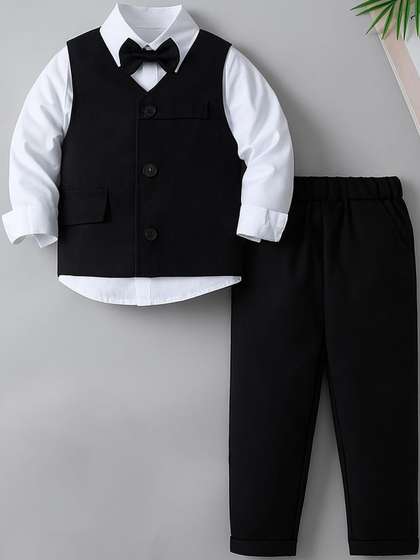 TOGEPI Boys Shirt &
                    Trousers With Waist Coat