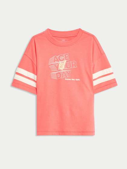 Marks & Spencer
                      Pure Cotton Graphic T-Shirt