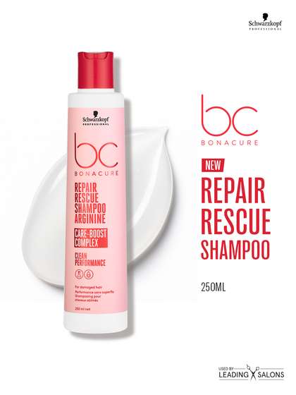 Schwarzkopf
                        PROFESSIONAL Bonacure Repair Rescue Shampoo with
                        Arginine For Dry Hair-250ml