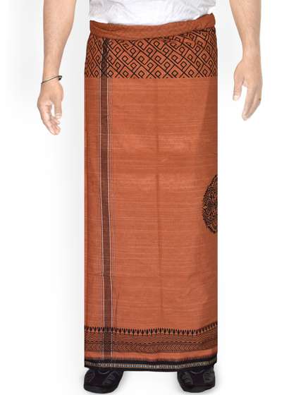 TUNI MANI Men
                        Printed Pure Cotton Dhotis