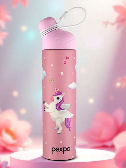 Pexpo Pico Pink Cartoon
                    Characters Stainless Steel Double Wall Vacuum Flask
                    - 500ml
