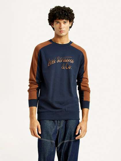 Price History of Levis Brand Logo Printed Pure Cotton Sweatshirt - Main Image