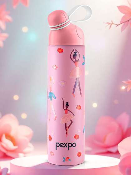 Pexpo PICO Pink
                    Conversational Stainless Steel Double Wall Vacuum
                    Flask - 470ml