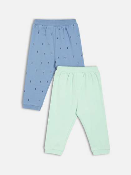 MINI KLUB Boys Pack Of
                      2 Printed Jogger Cotton Trousers