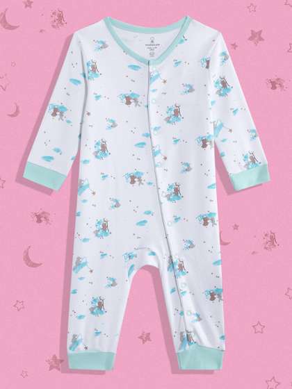 mothercare Infants
                    Printed Pure Cotton Rompers