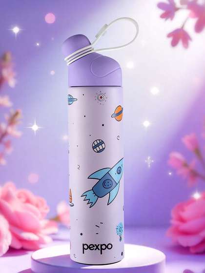 Pexpo PICO Purple
                      Conversational Stainless Steel Double Wall Vacuum
                      Flask - 500ml