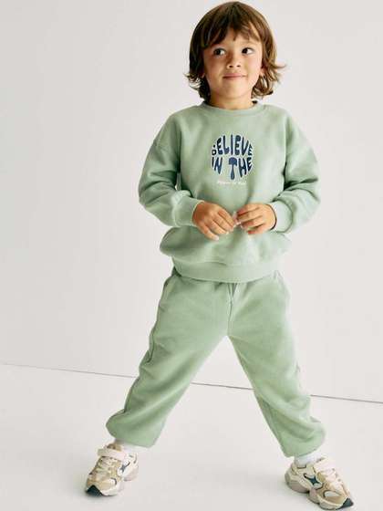 Marks & Spencer Boys
                    Straight-Fit Mid-Rise Joggers