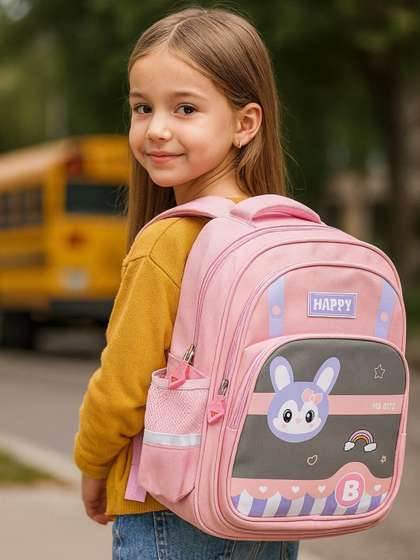 ZEVORA Kids Graphic
                    School Backpack - 25L