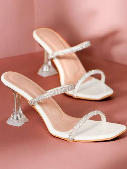 Shoesphere Women
                        White Party High-Top Stiletto