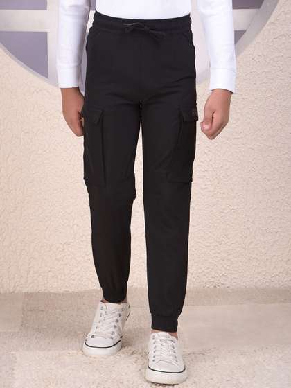 Crimsoune Club Boys
                      Relaxed Fit Cargos Track Pants