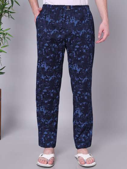 URBAN SCOTTISH Men
                          Camoflauge Printed Pure Cotton Lounge Pants