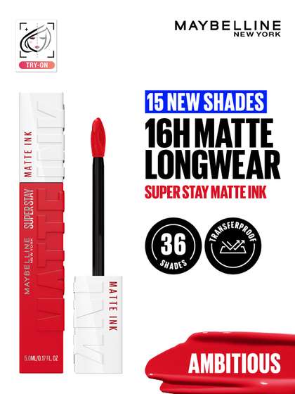Maybelline New York
                        Super Stay Matte Ink Liquid Lipstick 5 ml -
                        Ambitious 220