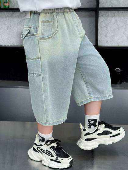 StyleCast x Revolte Boys
                    Washed Relaxed Fit Shorts