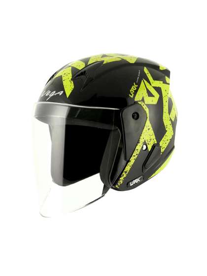 VEGA Unisex Lark Twist
                    ISI Certified Lightweight Open Face Helmet