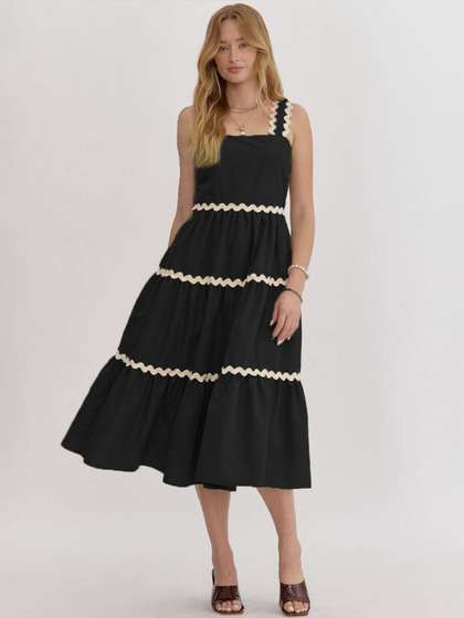 chinese dress ladies BEBE LACE BODICE DRESS main image 1